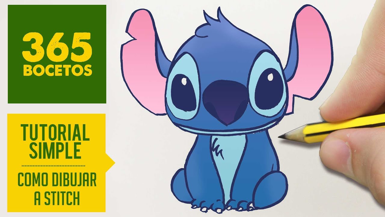 COMO DIBUJAR STITCH KAWAII DE LILO Y STICH PASO A PASO - Kawaii facil - How  to draw a Stich - thptnganamst.edu.vn