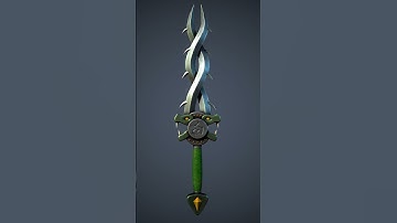 【3D Game assets】Stylized Dagger