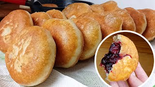 ПИРІЖКИ З ВИШНЯМИ НА РОЗХВАТ!!! Крапля горілки і тісто ЯК ПУХ
