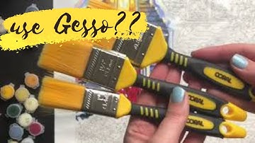 Paint by numbers painting tips - Use Gesso?