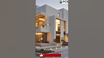 Luxury Home Front Elevation Designed in SketchUp and Enscape #shorts