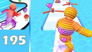 Rope-Man Run (IOS/Android) NEW UPDATE Gameplay Walkthrough All Level Eps 195 #Shorts