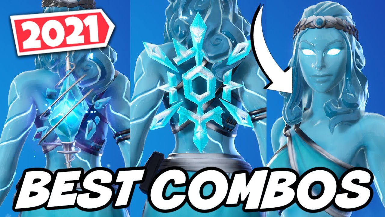 BEST COMBOS FOR THE SNOWHEART SKIN (2021 UPDATED)(FROST LEGENDS PACK)! - Fortnite
