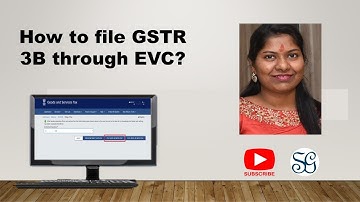 How to file GSTR 3B through EVC