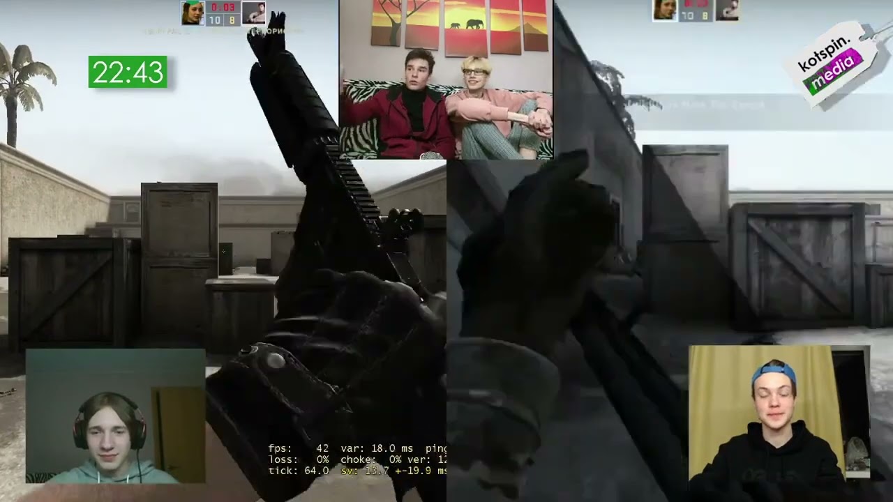 CSGO Даня "NIBBERS" vs Миша "X" | Qoomys tour (16-14)