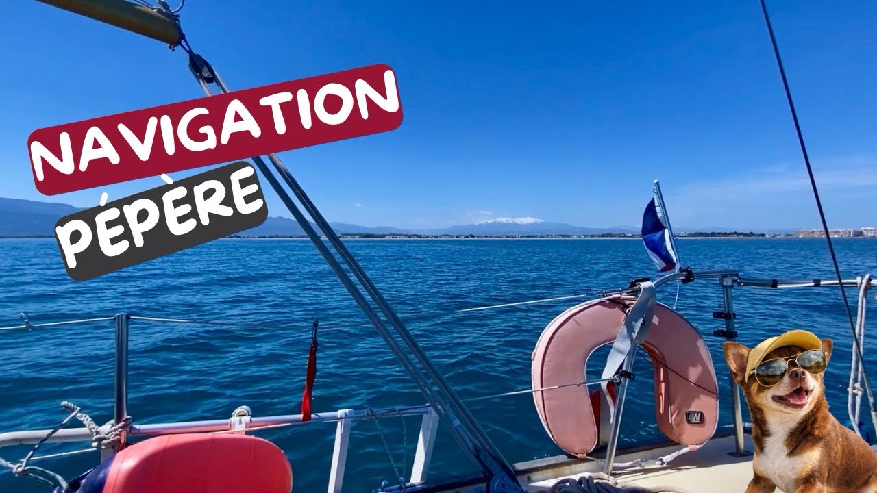 ⁣Navigation pépère en face du Canigou