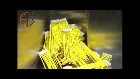 Terminal Housing Insertion | Automatic Pin Inserting Machine | Automation Cutting Stripping Crimping