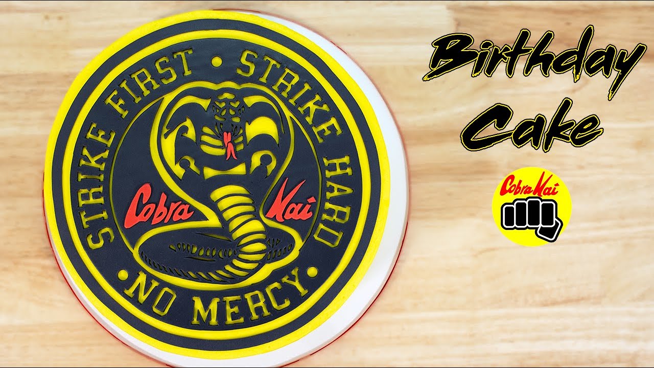 Cobra Kai Birthday Cake