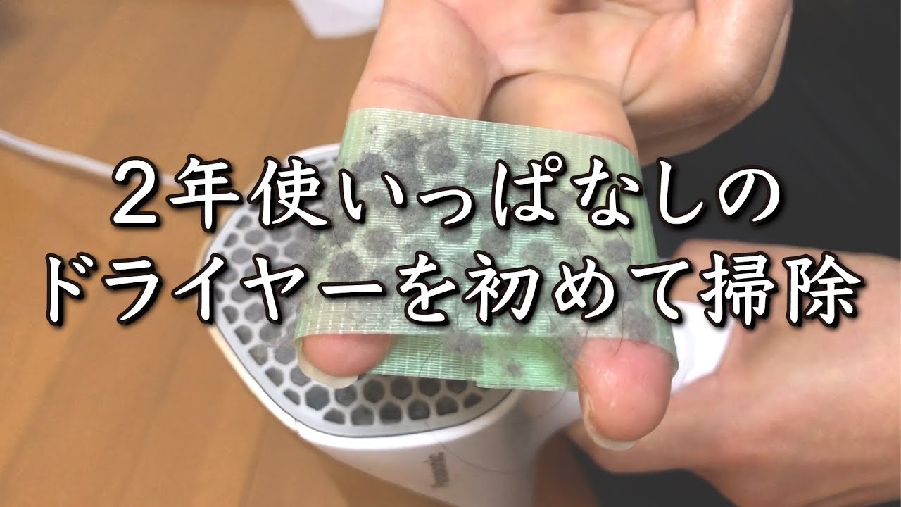 ドライヤー ほこり 取り 方