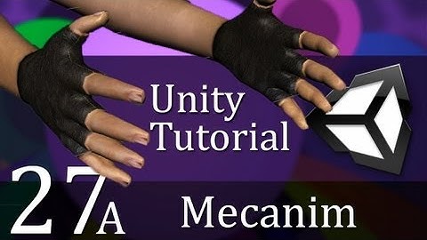 27A. Unity Tutorial, MECANIM - Create a Survival Game