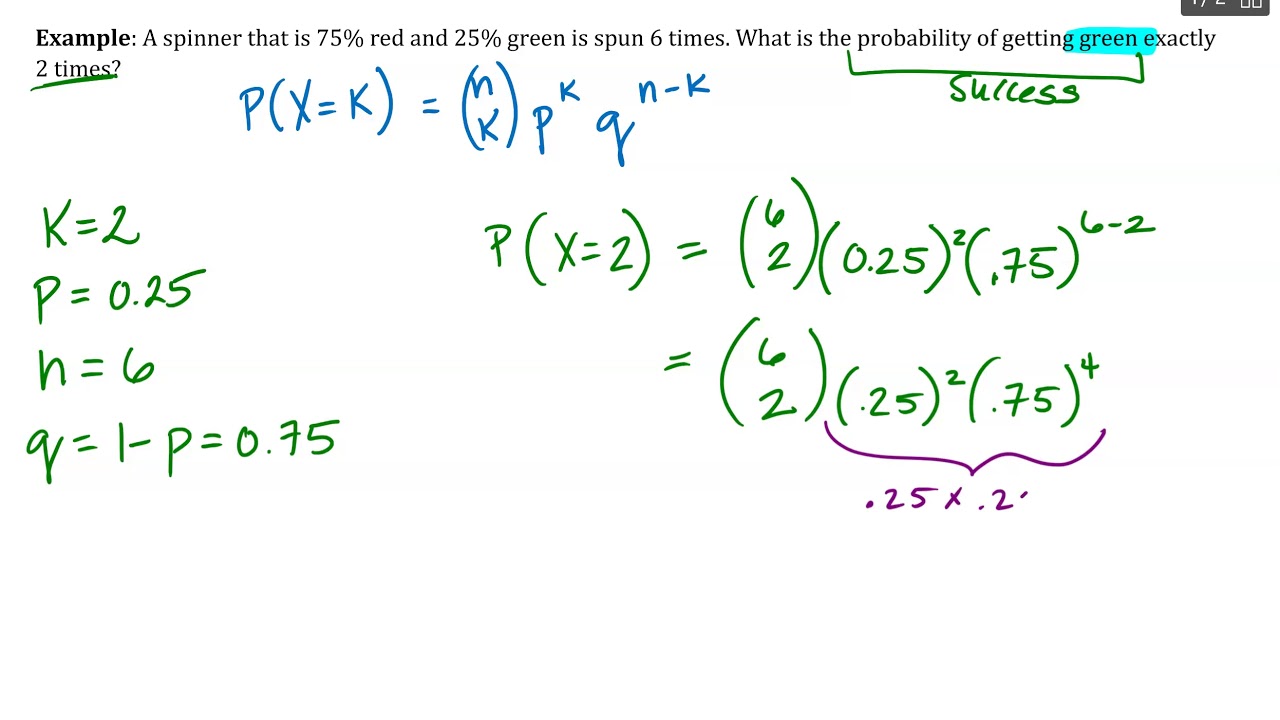 Calculate a Binomial Probability