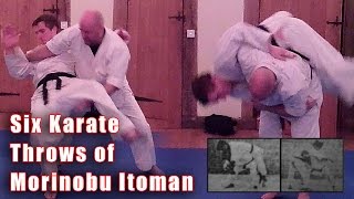 Six of Morinobu Itoman's Karate Throws