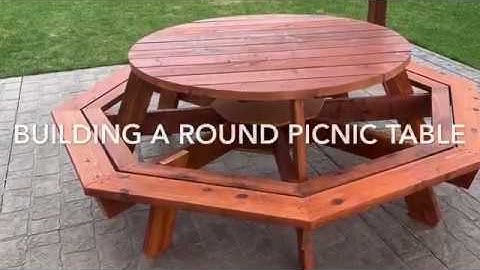 Building a Round Picnic Table