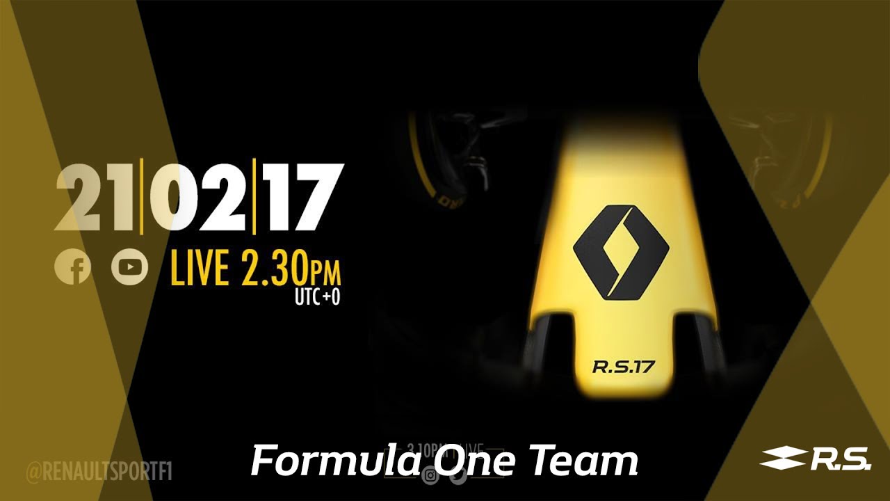 LIVE - Renault Sport Formula One Team R.S. 17 launch