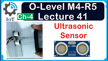 O-Level M4 R5 | IOT Practical | Ultrasonic sensor Calculate Distance| Lecture 41 | UPCISS