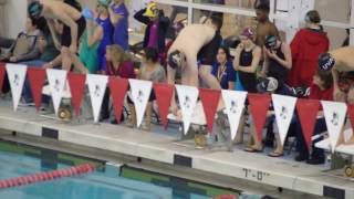 2017 NES 13-14 Age Group Championships 100 Free Finals