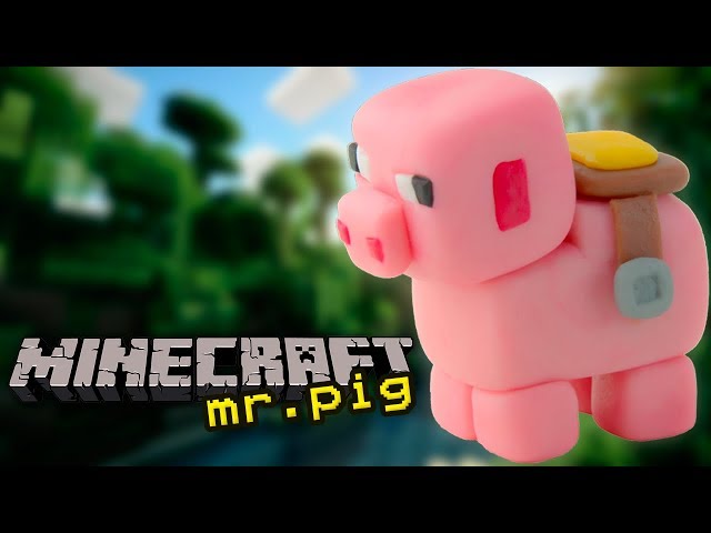 Tutorial PaperCraft Minecraft - Porco 