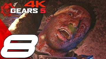 GEARS OF WAR 5 - Gameplay Walkthrough Part 8 - Kraken Boss Fight (4K 60FPS)