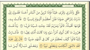 سورة مريم بصوت الشيخ أيمن رشدي سويد 019