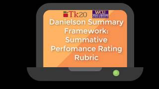 Tk20 Faculty Tutorial: Danielson Summative Performance Rating