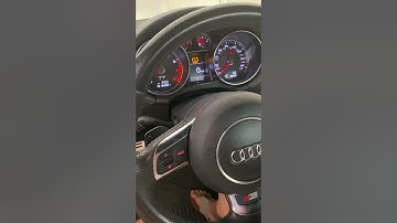 How to reset tire pressure light on Audi TT