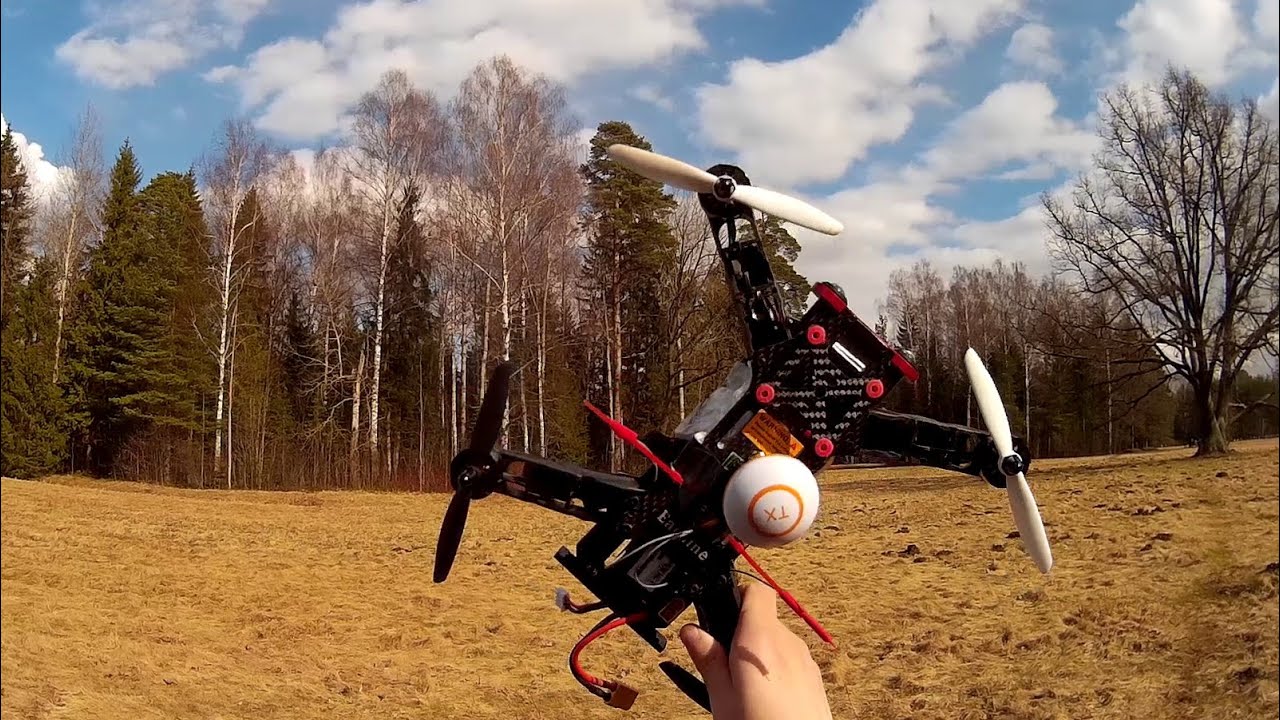 Квадрокоптер FPV Eachine Racer 250 и видеошлем VR-007 ( banggood )
