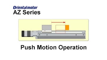 MEXE02 Support Software: Push Motion Operation