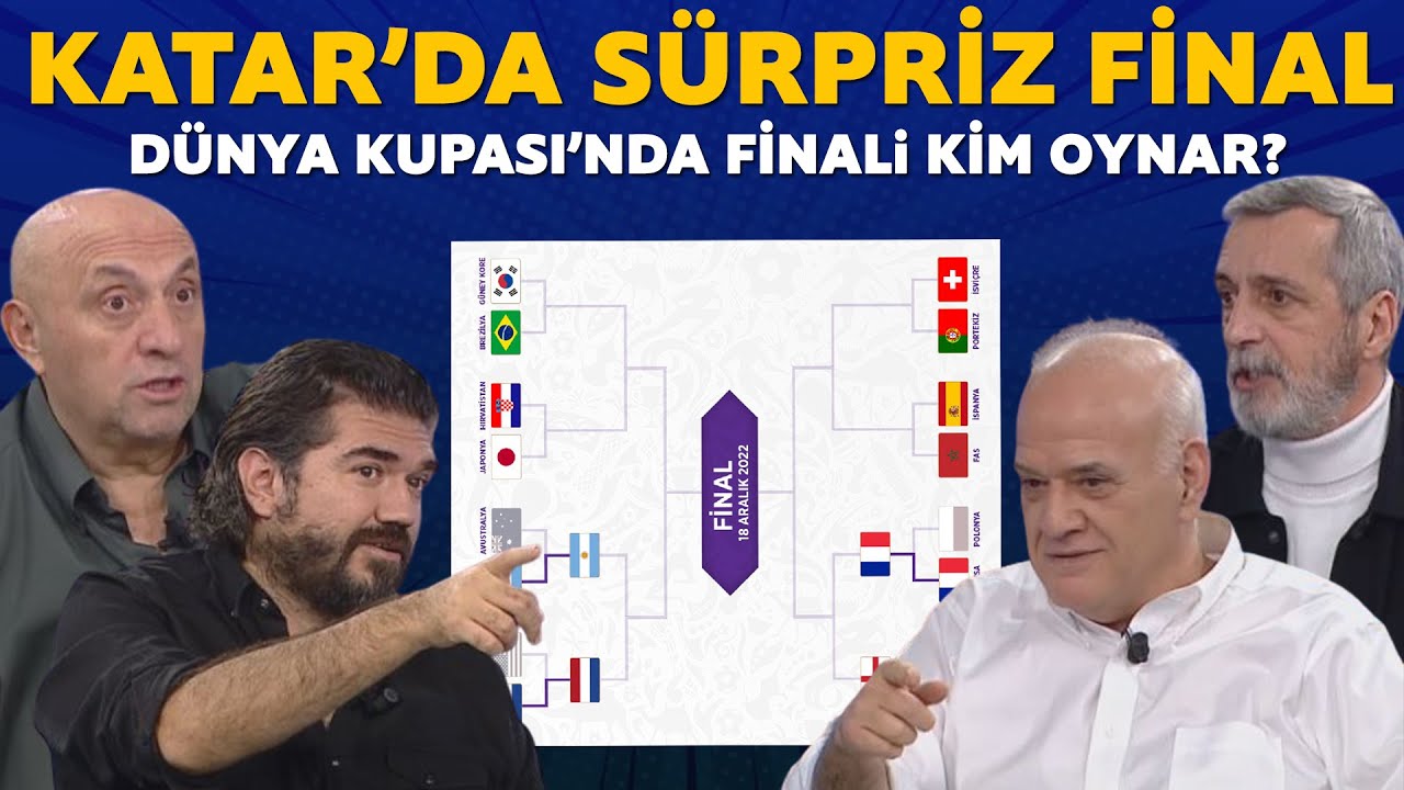 ⁣Dünya Kupası'nda finali kim oynar? Ahmet Çakar ve Abdülkerim Durmaz'dan sürpriz final!