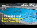 Two Young Boys Honored as Heroes After Saving Another From Drowning