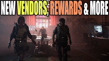The Division 2 - NEW VENDORS 2.0, REWARDS & BIG CHANGES | TITLE UPDATE 10 PTS