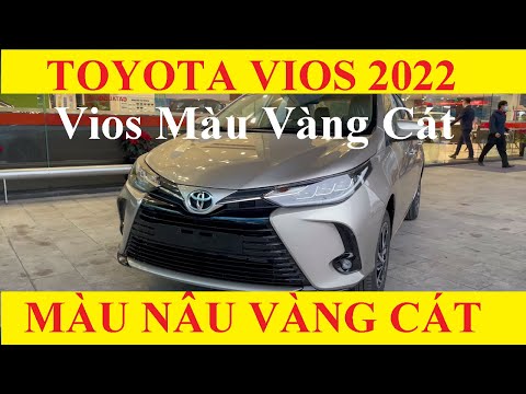 Vios Màu Vàng Cát - Toyota Vios 1.5G CVT 2022 Màu Nâu Vàng Cát Hình Ảnh Bảng Giá Xe Lăn Bánh Khuyến Mại Mới Nhất Hôm Nay