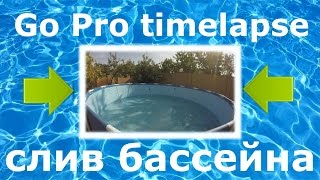 Слив бассейна Intex, 16тонн за 1 минуту, GoPro drain the pool for 1 minute(Спасибо, что смотрите мои видео! Thanks for watching my videos! Please - Like, Comment and Subscribe to my channel ! Ставьте лайки! Подписывайт..., 2015-11-29T01:59:32.000Z)