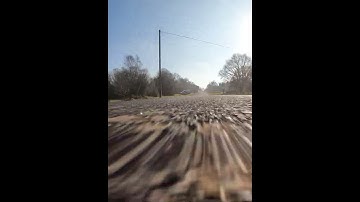 85mph rc car on board view!