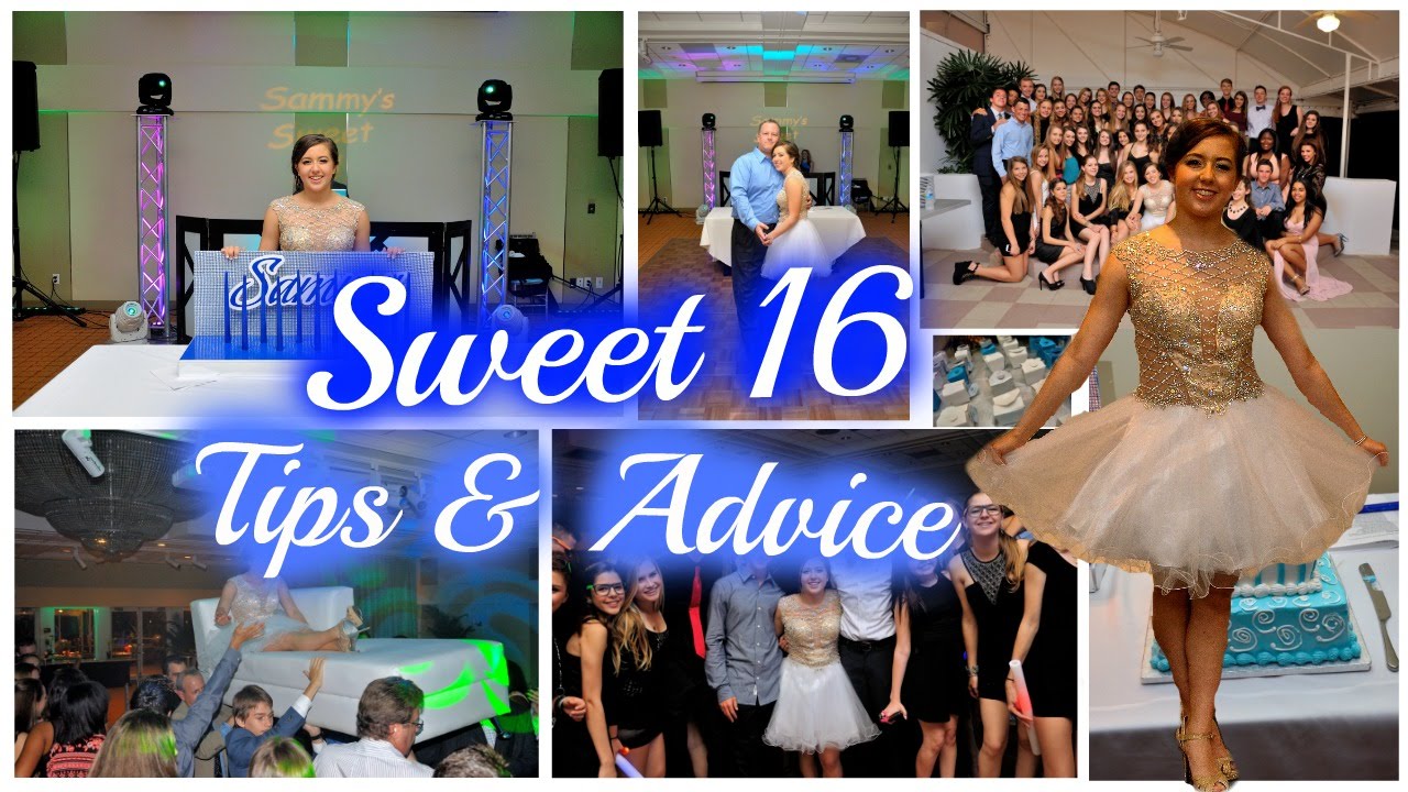 what to do for a sweet 16 besides a party