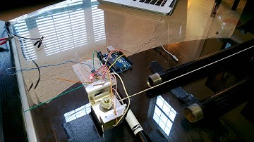 Motorized wheeled camera dolly, Arduino and stepper motor simulating a 2 second exposure