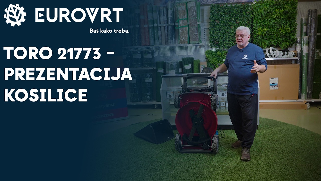 Toro SmartStow 21773 Benzinska Kosilica – Prezentacija | Eurovrt.hr