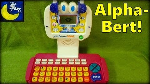 Vtech Alphabert the Ready to Read Robot Laptop Computer Toy!