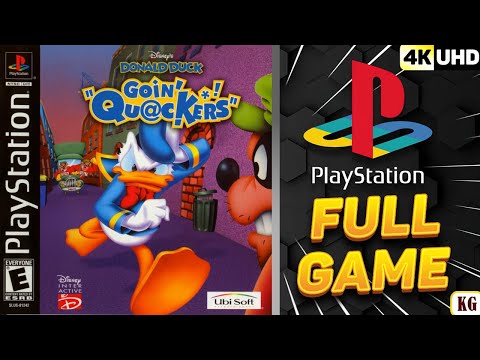 Donald Duck: Goin' Quackers [PS1] 100% Longplay Walkthrough FULL GAME [4K60ᶠᵖˢ UHD🔴]