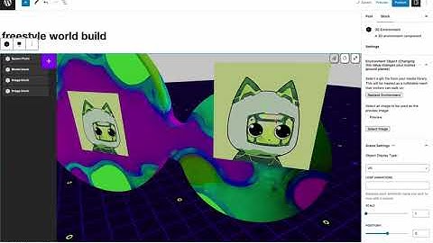 Using 3OV Image, Model, and NPC blocks to build a metaverse experiences in WordPress