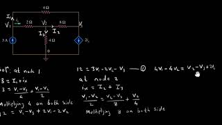 Exdanle 32 Determine The Voltages At The Nodes fundamentals Of Electric Circuits 5th Ed