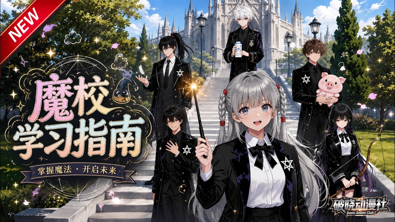 MULTISUB📢新番上线《魔校学习指南》第1~59集丨穿越炮灰被全院排挤险退学,误入全是异类的黑曜院,携问题学员逆袭魔法学院!#最新漫剧 #破晓动漫社
