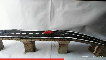 Mini concrete bridge model(part2). The construction site