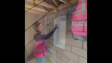 Passivhaus Airtight Sealant demonstration.