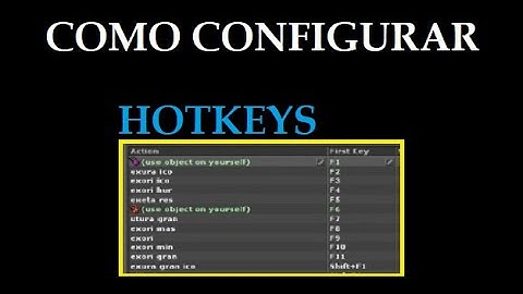 Como Configurar Hotkeys - Tibia Dicas e Tutoriais