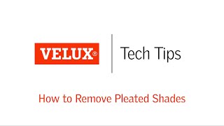 How to Remove a VELUX Skylight Shade That Was Added to a Skylight