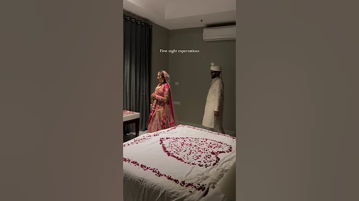 First night expectations V/S Reality 😂✨ #shorts #shortsfeed #couplegoals #couple_status #viralshort
