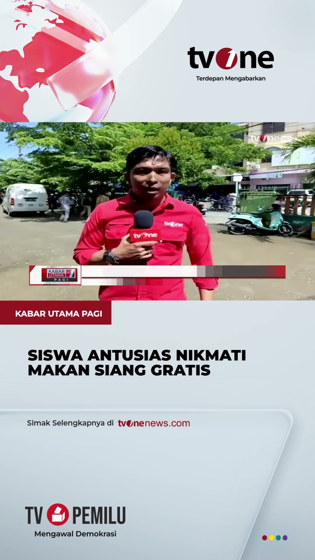 Peluncuran Makan Bergizi Gratis di Makassar | tvOne