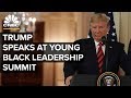 President Trump speaks at Young Black Leadership Summit – 10/4/2019