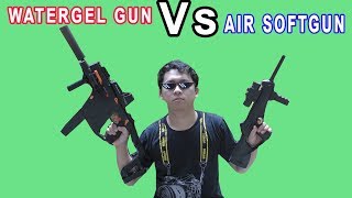 AIRSOFT GUN BERRETA CX4 Vs WATERGEL GUN KRISS VECTOR