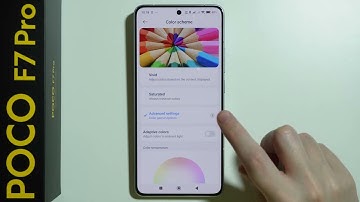 POCO F7 Pro: How to Adjust Color Scheme